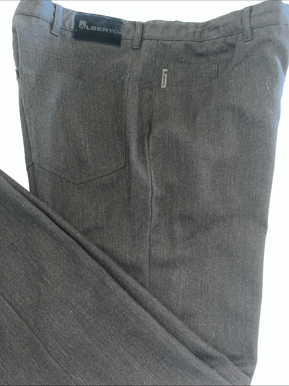 Alberto Men’s Dress Pants in Dark Gray